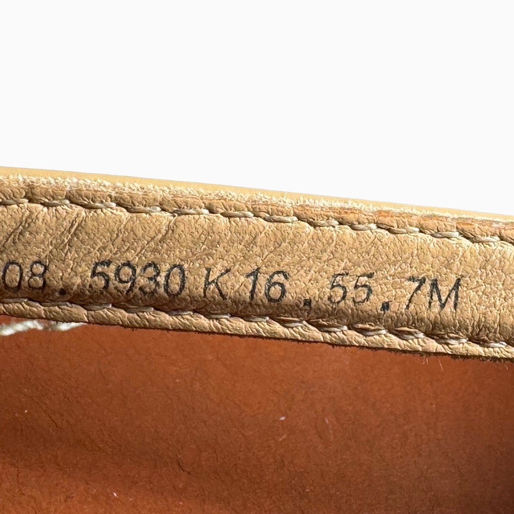 Tory Burch Terra Thong Patent Leather Sandals Nude Gold Logo Flip Flops Flat 7M - Picture 10 of 13